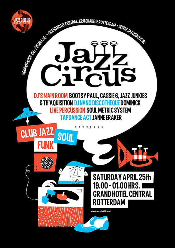 Poster // Jazz Circus Hotel Central